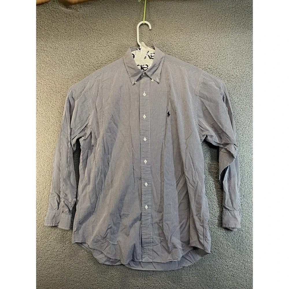 Polo Ralph Lauren shirt Blake Multicolor Striped Button Front  Pony Men's M‎